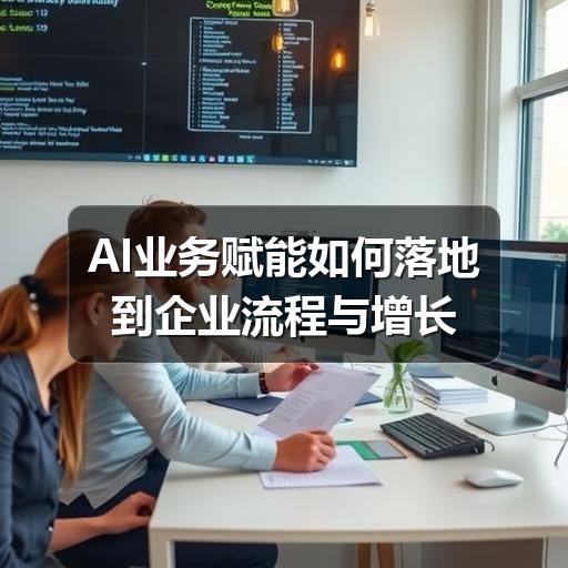 AI业务赋能如何落地到企业流程与增长