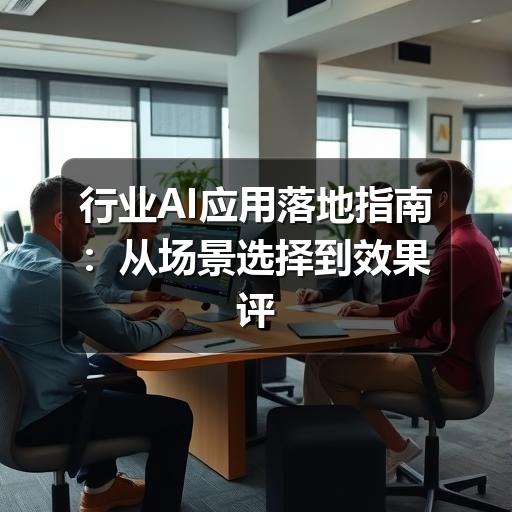 行业AI应用落地指南:从场景选择到效果评估