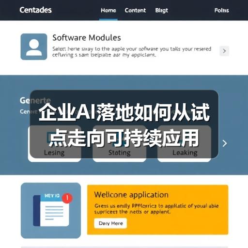 企业AI落地如何从试点走向可持续应用