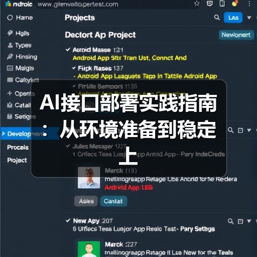 AI接口部署实践指南:从环境准备到稳定上线