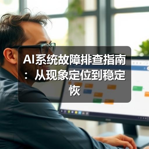 AI系统故障排查指南：从现象定位到稳定恢复