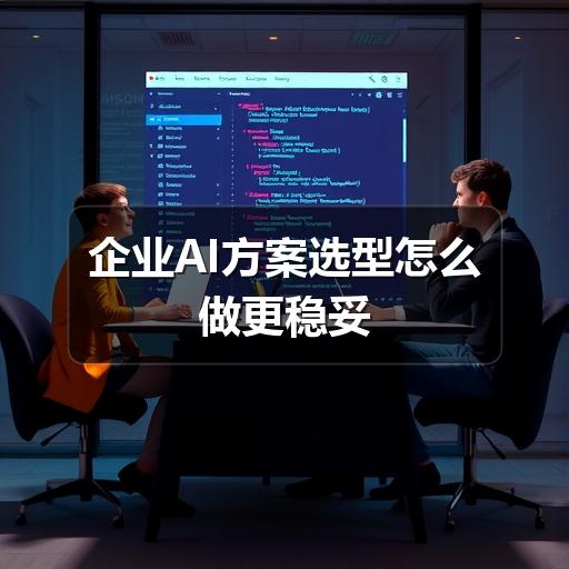 企业AI方案选型怎么做更稳妥