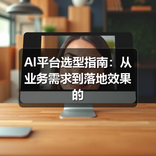 AI平台选型指南：从业务需求到落地效果的完整判断方法