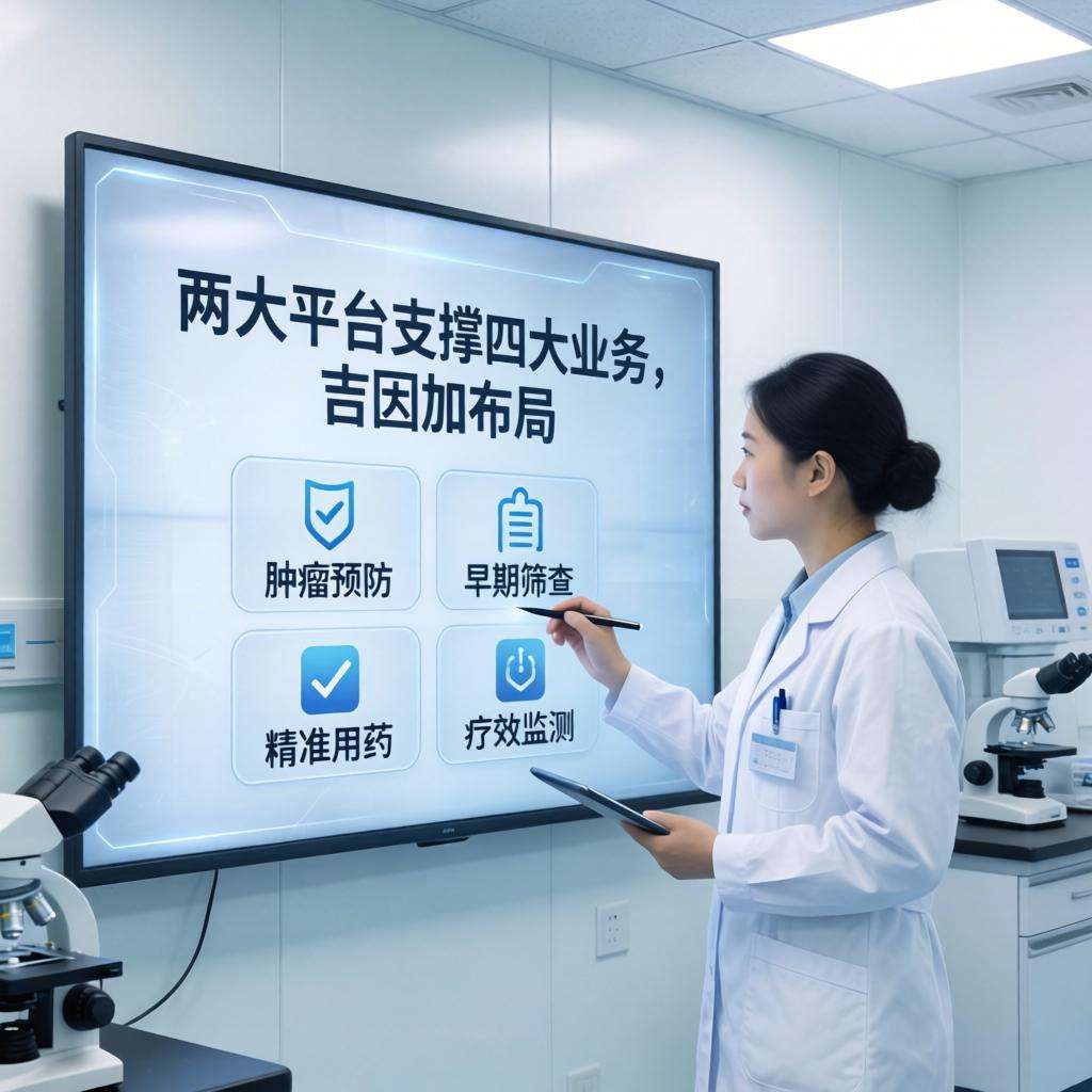 两大平台支撑四大业务，吉因加布局肿瘤防治全链条