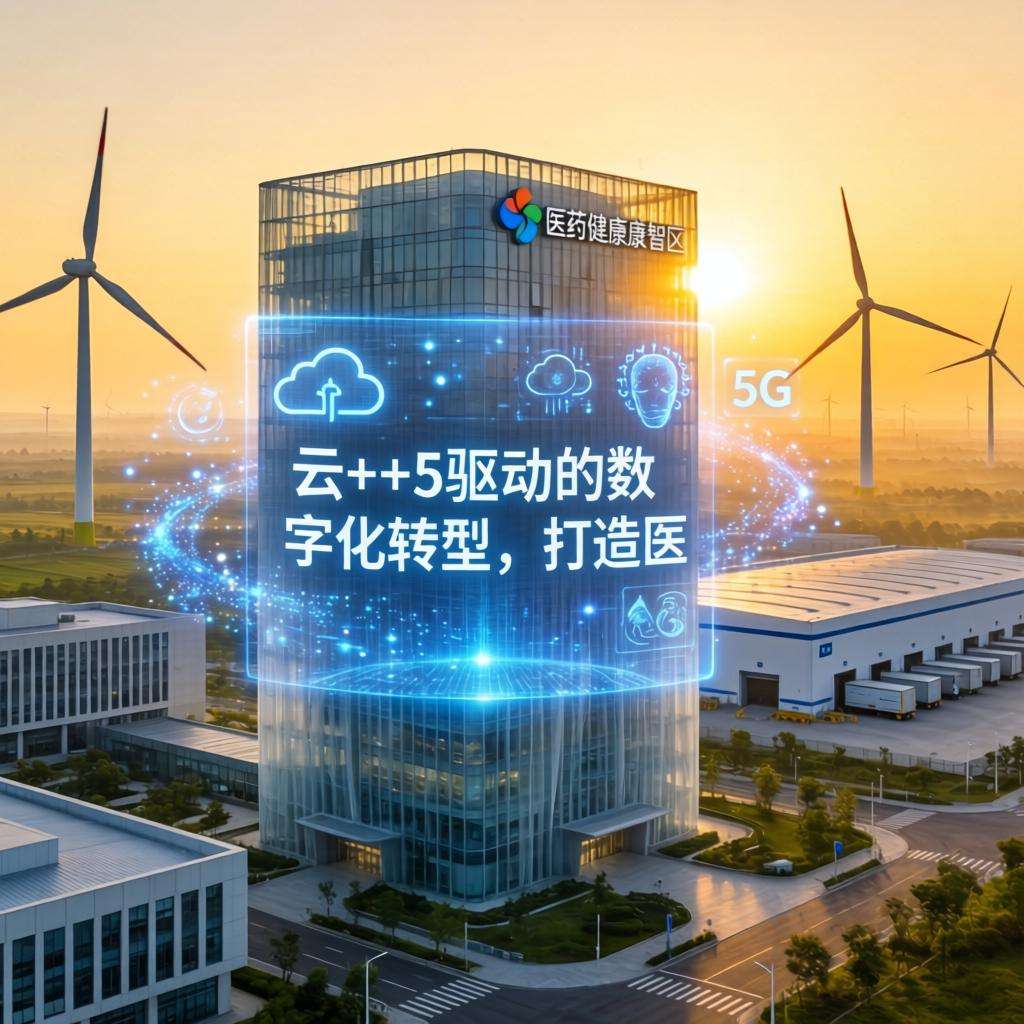 云+AI+5G驱动的数字化转型，打造医药健康产业生态链