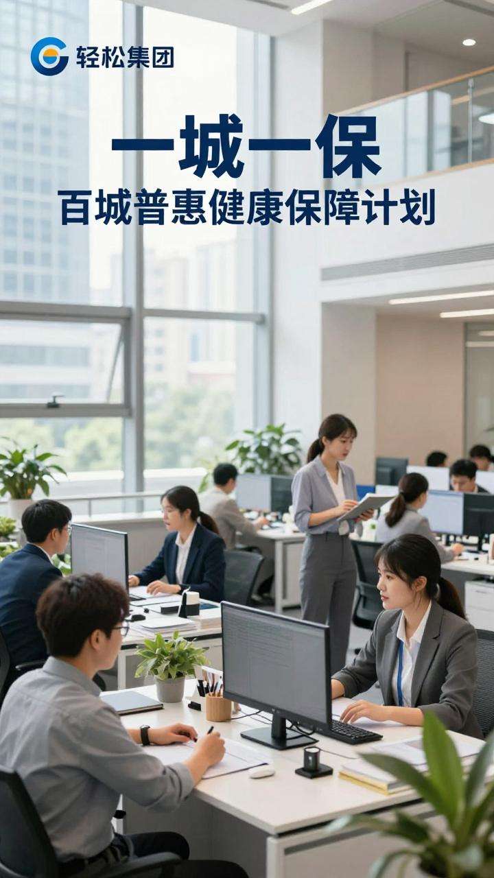 轻松集团推出“一城一保?百城普惠健康保障计划”