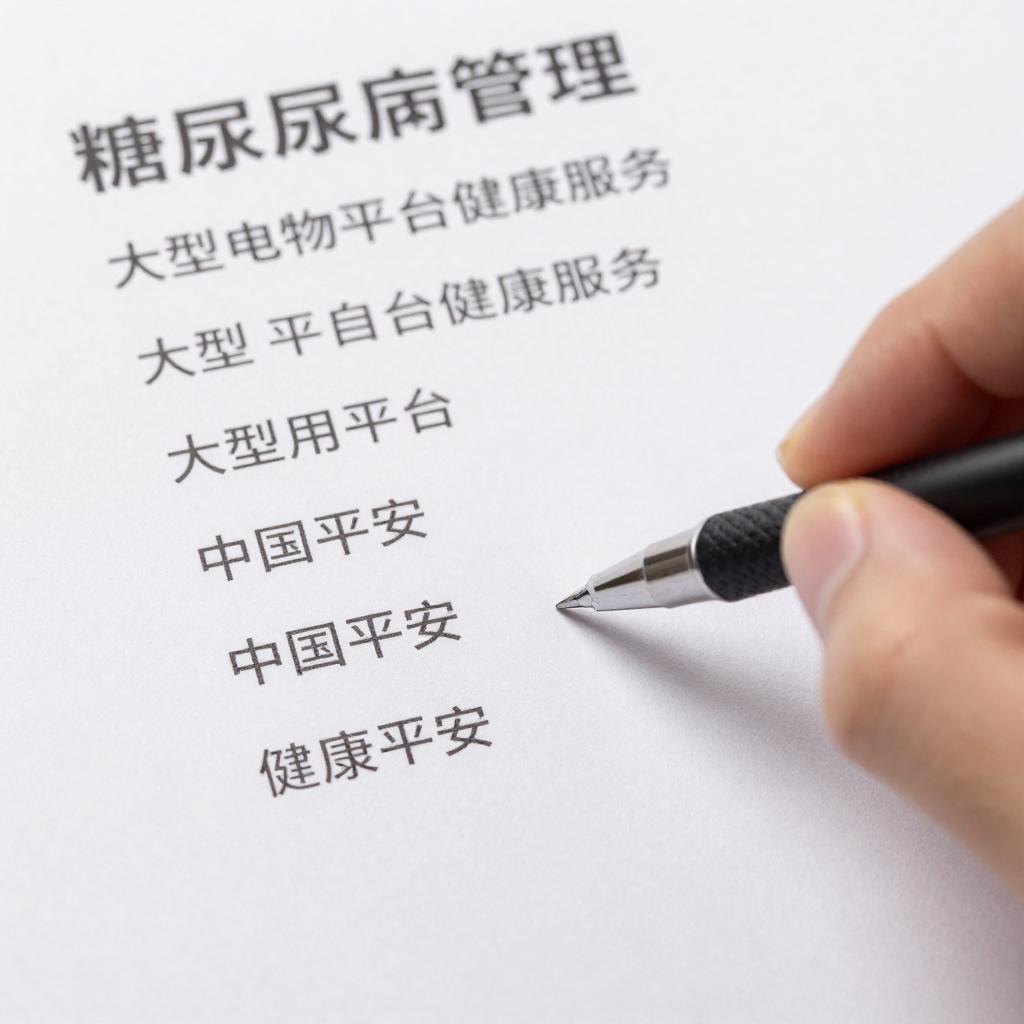 医疗影响力排行榜：糖尿病管理、京东健康、中国平安第二张图