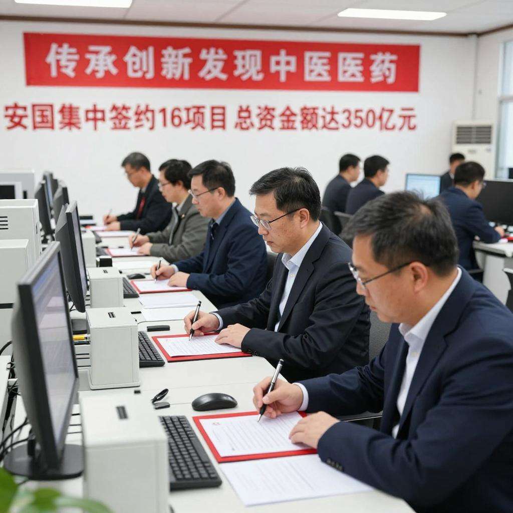 传承创新发展中医药，安国集中签约16个项目总投资350亿!第一张图