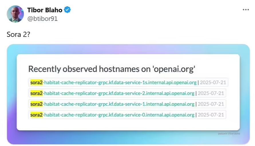 预定最强视频生成 AI 模型，OpenAI Sora 2 现踪迹