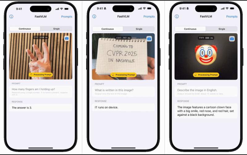 苹果 FastVLM 模型开放试用：Mac 用户秒享“闪电级”视频字幕，生成速度较同类 AI 快 8