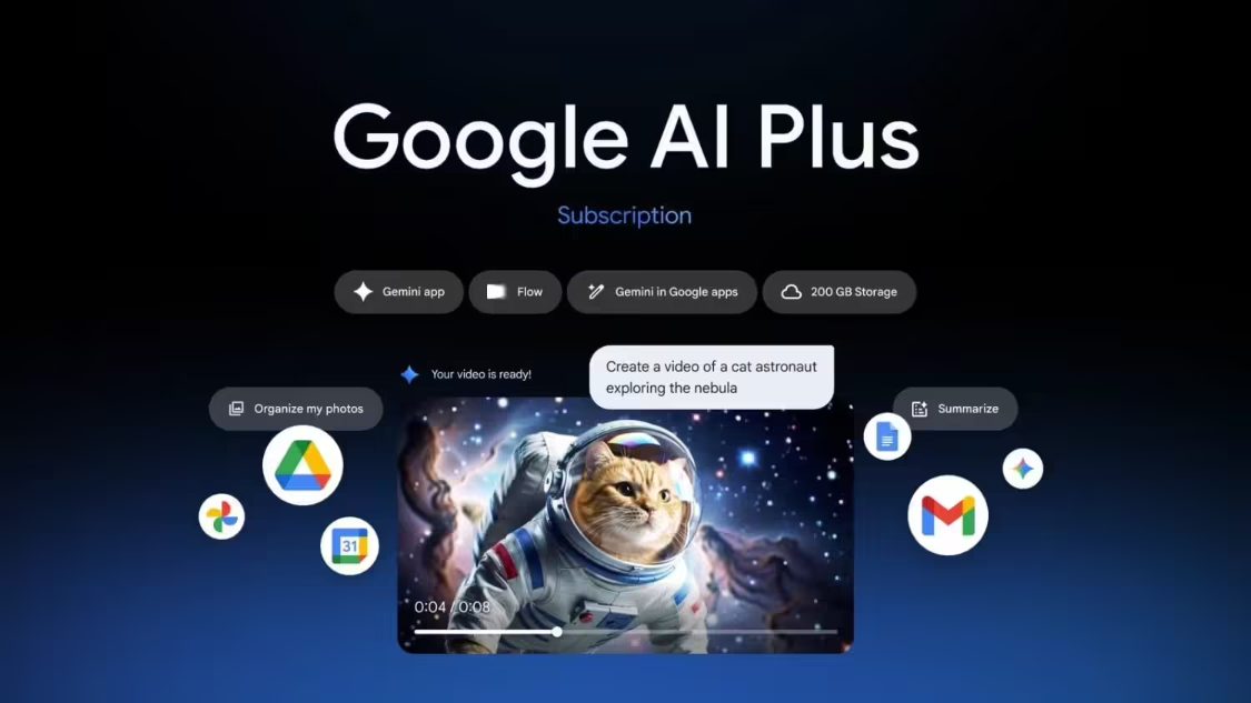 谷歌发布低成本订阅方案“AI Plus”：面向印尼等市场，每月仅需约 4.6 美元