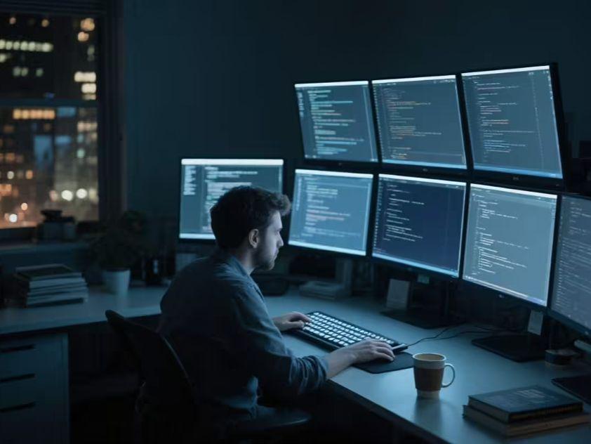 a6bb8368j00t2ax3w001bd000ne00hkp 老程序员爱用 AI 写代码:调查显示超三成资深工程师一半代码靠 AI 生成