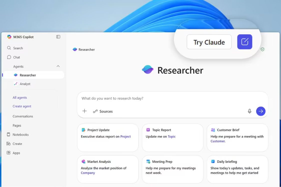 不再“独宠”OpenAI，微软宣布 Microsoft 365 Copilot 引入 Claude 