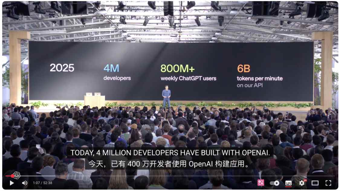 OpenAI 奥尔特曼官宣 ChatGPT 终极 OS 入口：8 分钟速搭智能体，周活跃用户破 8 