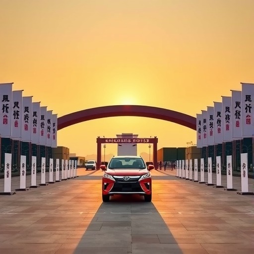 东风汽车亮相深港汽车快通计划启动仪式