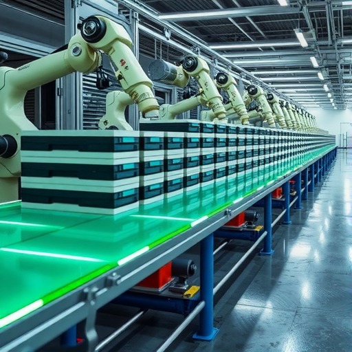 欣旺达第100万颗684Ah叠片电芯顺利下线