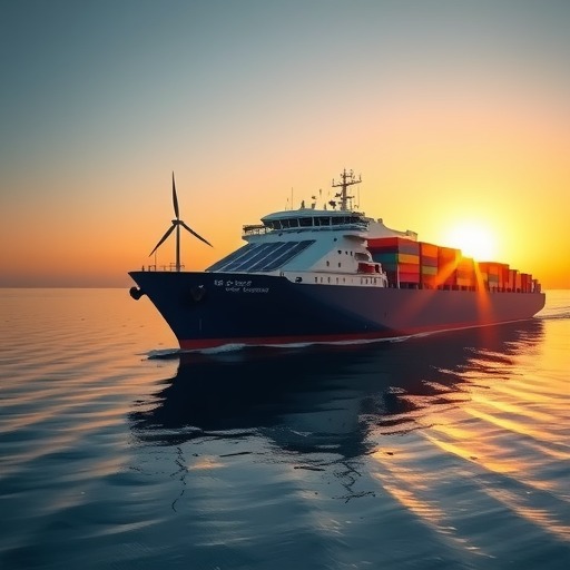 中创新航助力我国首艘近海航区新能源散货船首航