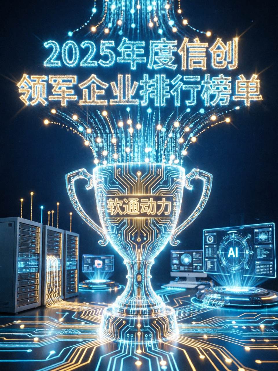 软通动力荣登2025年度信创领军企业排行榜单