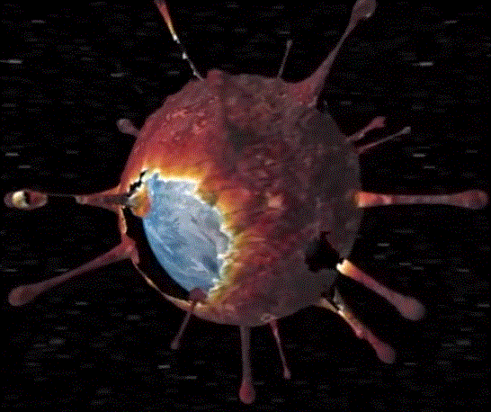 俄罗斯推出科幻新冠疫苗宣传片：地球被巨大新冠病毒吞噬
