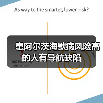 患阿尔茨海默病风险高的人有导航缺陷（图2）