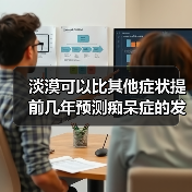 淡漠可以比其他症状提前几年预测痴呆症的发病