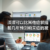 淡漠可以比其他症状提前几年预测痴呆症的发病（图4）