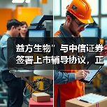 益方生物”与中信证券签署上市辅导协议，正式冲刺A股上市