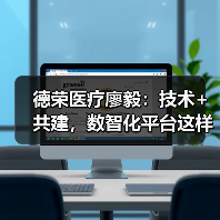 德荣医疗廖毅：技术+共建，数智化平台这样选（图3）