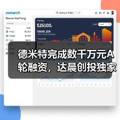 德米特完成数千万元A轮融资，达晨创投独家投资