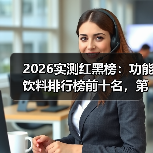 2026实测红黑榜：功能饮料排行榜前十名，第3名出乎意料（图2）