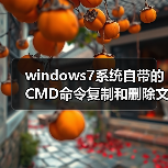 windows7系统自带的CMD命令复制和删除文件夹（图3）