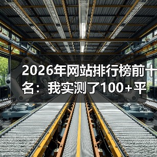 2026年网站排行榜前十名：我实测了100+平台，这10个值得熬夜研究（图2）