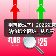别再被坑了！2026年网站价格全揭秘：从几千到几十万差距在哪？（图2）