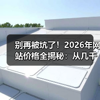 别再被坑了！2026年网站价格全揭秘：从几千到几十万差距在哪？（图4）