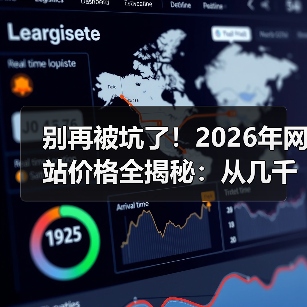 别再被坑了！2026年网站价格全揭秘：从几千到几十万差距在哪？