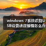 windows 7系统识别USB设备速度缓慢怎么办？windows 7系统识别USB（图3）