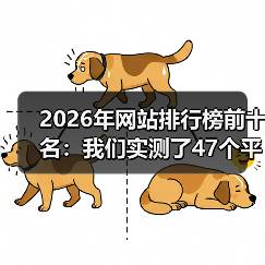 2026年网站排行榜前十名：我们实测了47个平台，这10个值得你花时间（图3）