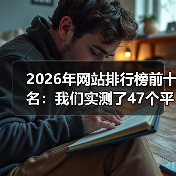 2026年网站排行榜前十名：我们实测了47个平台，这10个值得你花时间（图4）