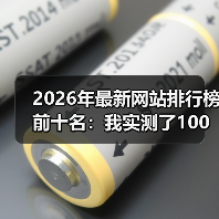 2026年最新网站排行榜前十名：我实测了100个平台，只有这10个值得推荐
