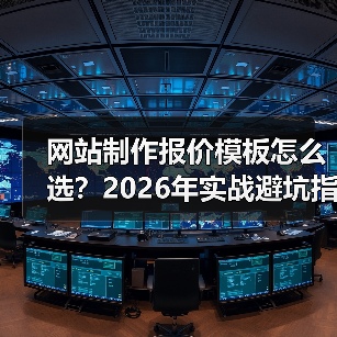 网站制作报价模板怎么选？2026年实战避坑指南（附对比表）（图2）