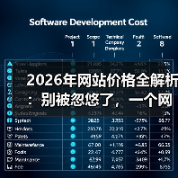 2026年网站价格全解析：别被忽悠了，一个网站到底该花多少钱？（图4）