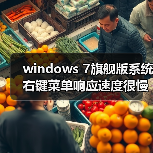 windows 7旗舰版系统右键菜单响应速度很慢会延迟一段时间（图4）