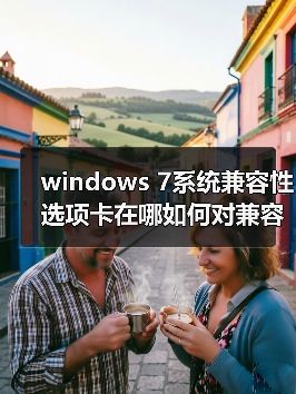 windows 7系统兼容性选项卡在哪如何对兼容性进行设置（图4）