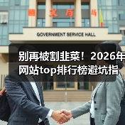 别再被割韭菜！2026年网站top排行榜避坑指南：3个指标看透真伪