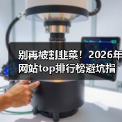 别再被割韭菜!2026年网站top排行榜避坑指南:3个指标看透真伪(图2) 别再被割韭菜!2026年网站top排行榜避坑指南:3个指标看透真伪(图2)