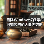 删除Windows7任务栏通知区域的大量无效旧图标(图3) 删除Windows7任务栏通知区域的大量无效旧图标(图3)