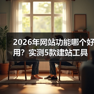 2026年网站功能哪个好用？实测5款建站工具，看完少走3年弯路