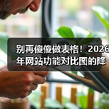 别再傻傻做表格!2026年网站功能对比图的降维打击法(图3) 别再傻傻做表格!2026年网站功能对比图的降维打击法(图3)