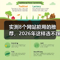 实测8个网站能用的推荐，2026年这样选不踩坑