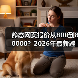 静态网页报价从800到80000？2026年最新避坑指南（图3）